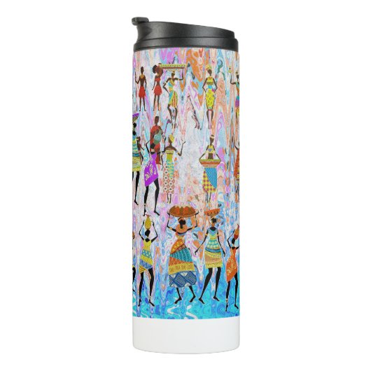 African Village Thermosbecher (Nach rechts gedreht)