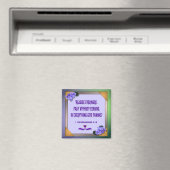 African Violet ~ Magnet (In Situ (Geschirrspüler))