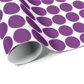 African Violet Safari Dot Geschenkpapier (Rolleneckpunkt)