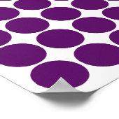African Violet Safari Dot Poster (Ecke)