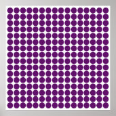 African Violet Safari Dot Poster (Vorne)