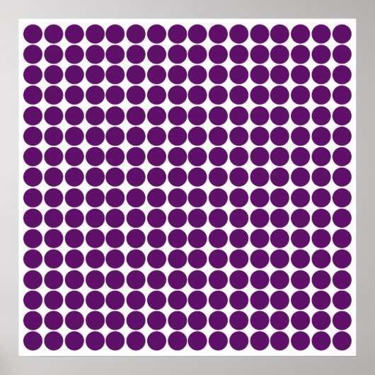 African Violet Safari Dot Poster (Vorne)