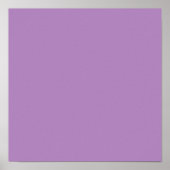 African violet  (solid color)  poster (Vorne)