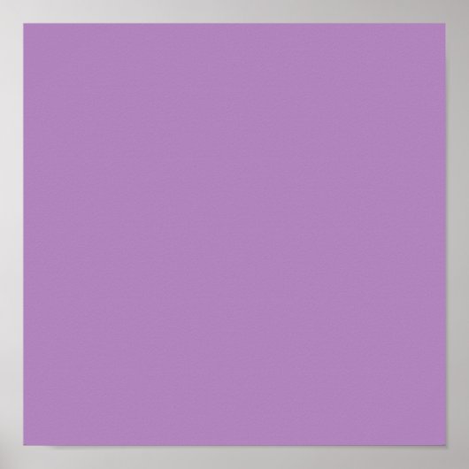 African violet (solid color) poster (Vorne)