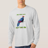 African Violet Turaco Bird Long T - Shirt (Vorderseite)
