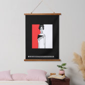 African Wandteppich Mit Holzrahmen (Schlafzimmer)