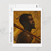 African Warrior von Boyd Fine Art Postkarte (Vorne/Hinten)