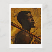 African Warrior von Boyd Fine Art Postkarte (Vorderseite)