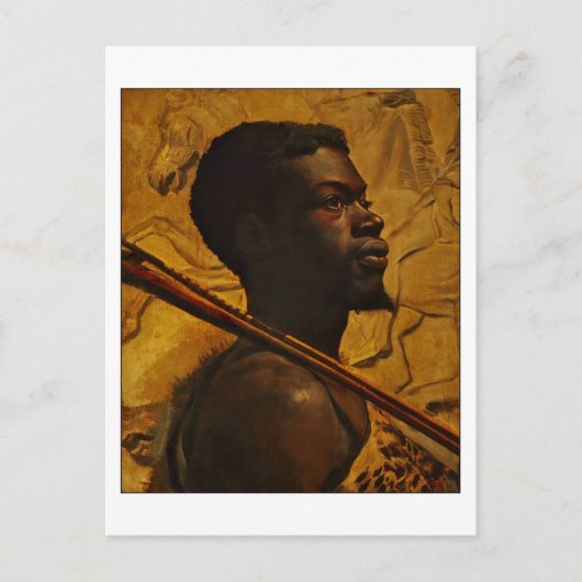 African Warrior von Boyd Fine Art Postkarte (Vorderseite)