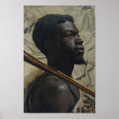 African Warrior von Walter Scott Boyd Poster (Vorne)