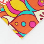 African Wax Print Patchwork Ankara Ethnic Fabric Fleecedecke (Ecke)