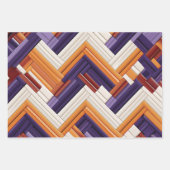 African Weave Basket Lila Bliss Geschenkpapier Set (Vorderseite)