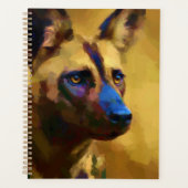 African Wild Dog Art Planer (Vorderseite)