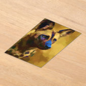 African Wild Dog Lycaon Pictus Acryleinladungen (Ablage )