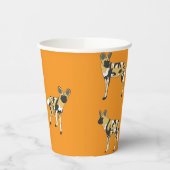 African Wild Dogs Pappbecher (Links)