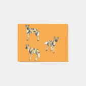 African Wild Dogs Post-it Klebezettel (Vorderseite)