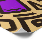 African Wildlife Art Poster (Ecke)