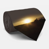 African Wildlife Fotografy Giraffe Sunset Krawatte (Gerollt)