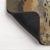 African Wildlife Giraffe Earth Tones Spritzer Mousepad (Ecke)