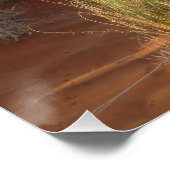 African Wildlife Oryx Antelope Sand Dune Savannah Poster (Ecke)