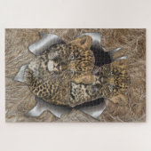 African Wildlife Panel Wall Art Puzzle (Horizontal)