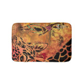 African Woma and Giraffe Bath Mat Badematte (Vorderseite)