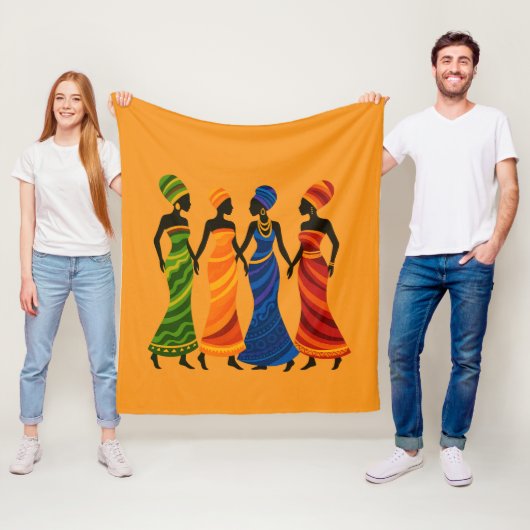 African Women Fleece Blanket (Beispiel)