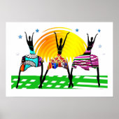 African Women Mating Call Dance Poster (Vorne)