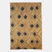 African Zaire Congo Kuba Textile Handtuch (Vertikal)