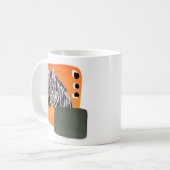 African Zebra Animal Kaffeetasse (Vorderseite Links)