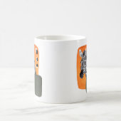 African Zebra Animal Kaffeetasse (Mittel)