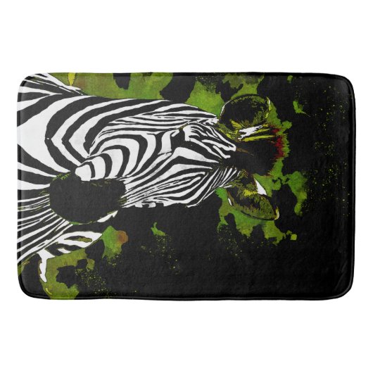 African Zebra Night Badematte (Vorderseite)