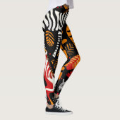 African Zebra Print Leggings (Rechts)