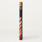 African Zigzag Zickzack Weave Striave Muster Case-Mate iPhone Hülle (Hinten/Links)