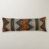 African Zigzags Pattern Seitenschläferkissen (Rückseite)