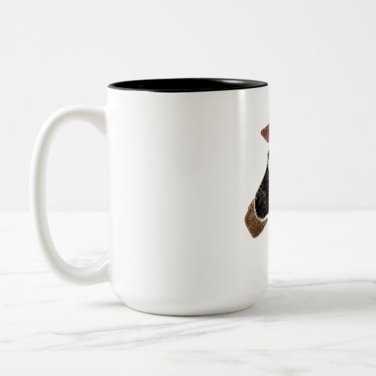 African Zweifarbige Tasse (Links)