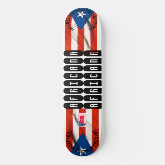 AFRICANA JMT CUBA 8 1/4" Skateboarddecke Skateboard (Vorderseite)