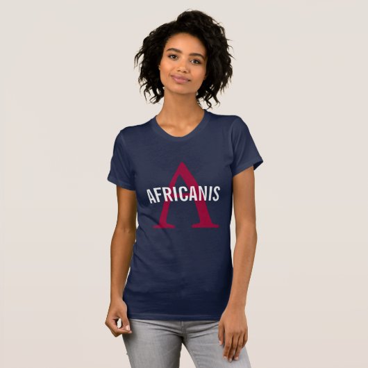 Africanis Zucht-Monogramm T-Shirt (Vorne ganz)