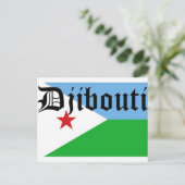 Africankoko Custom Djibouti Postkarte (Stehend Vorderseite)