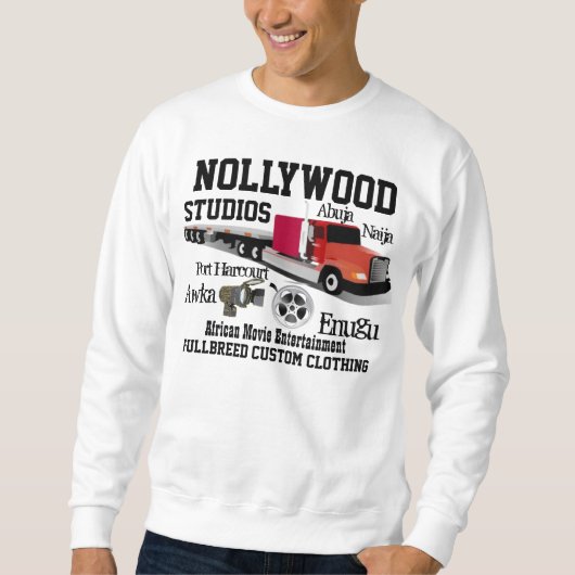 Africankoko Gewohnheit Nollywood Sweatshirt (Vorderseite)