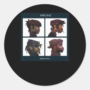 Africanz Melanin Days Sticker
