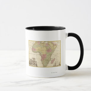 AfricaPanoramic MapAfrica 3 Tasse