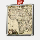 AfricaPanoramic MapAfrica Ornament Aus Metall (Links)