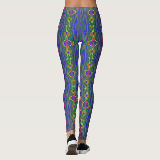 Afrika 06 Swirl Leggings (Rückseite)