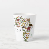 Afrika 12OZ Milchtasse (Vorderseite)