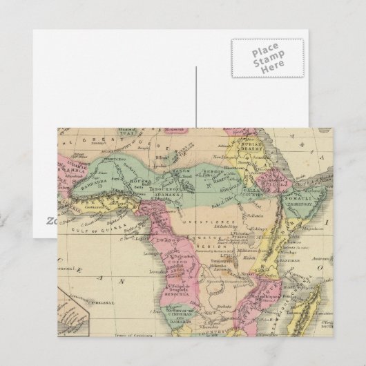 Afrika 13 postkarte (Vorne/Hinten)