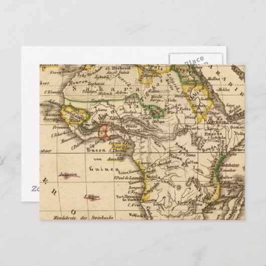 Afrika 16 postkarte (Vorne/Hinten)