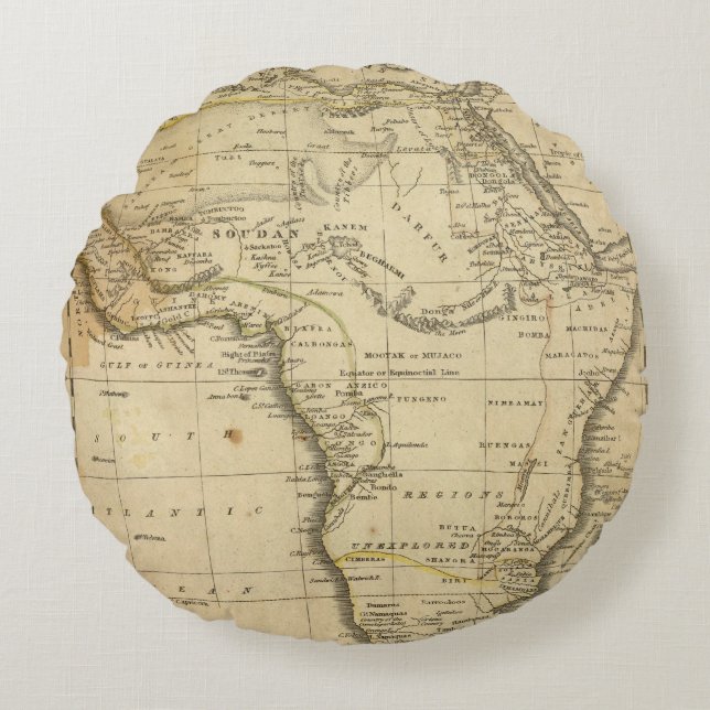 Afrika 17 rundes kissen (Vorderseite)