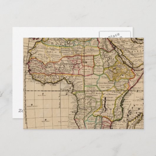 Afrika 19 postkarte (Vorne/Hinten)