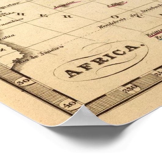 Afrika 22 poster (Ecke)